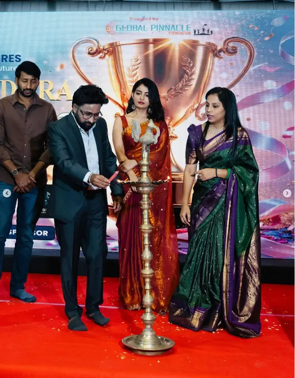 Global Pinnacle event lamp lighting ceremony